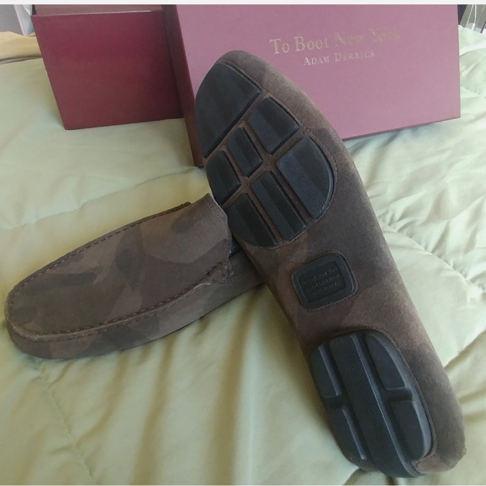 To Boot Brown Suede Loafers Slip-On